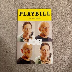“Job” Playbill - The Hayes Theater - Original Cast